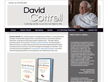 Tablet Screenshot of davidcottrell.com